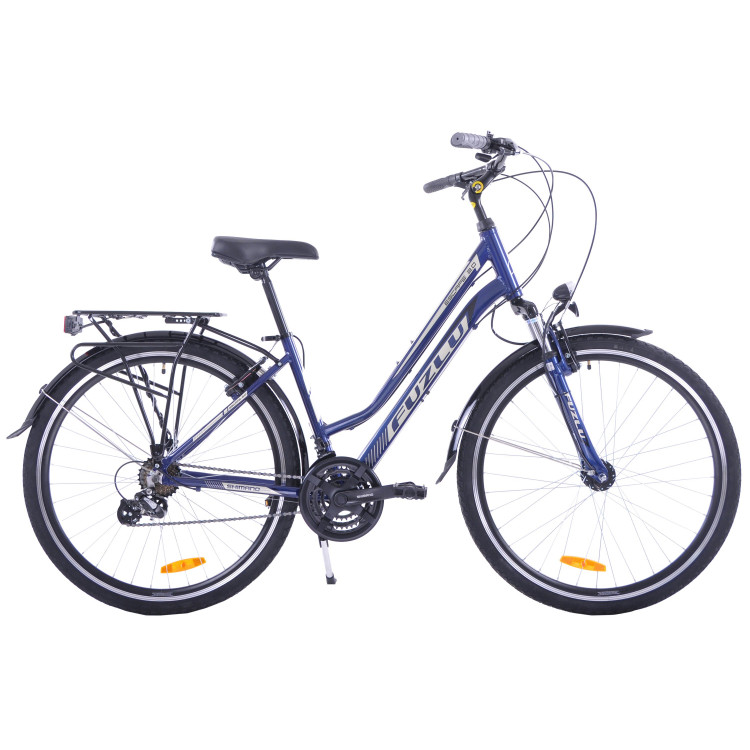 Trekingový bicykel Dámsky 28 Fuzlu Escape 3.0 Hliníkový Modrý Trekingový bicykel Dámsky 28 Fuzlu Escape 3.0 Hliníkový Modrý